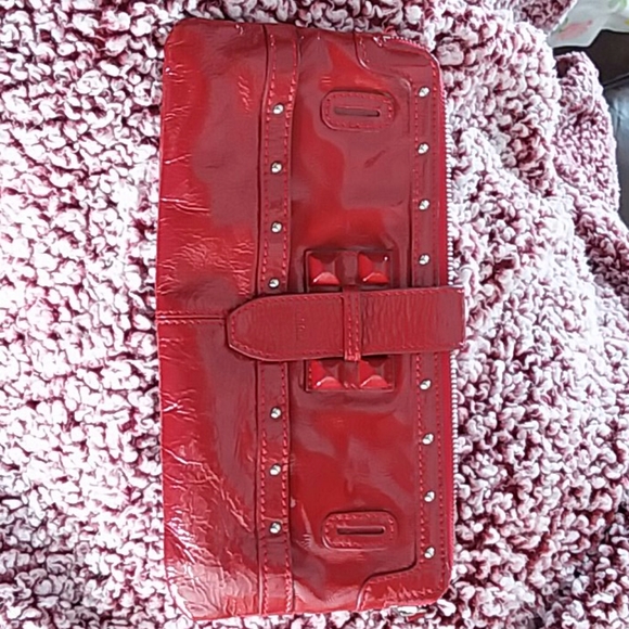 Chloe Handbags - Beautiful Chloe red patent leather clutch